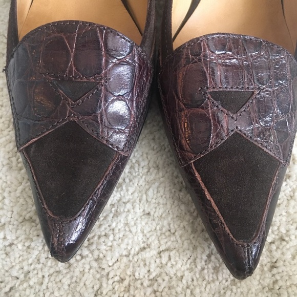 Rene lizard vero Cuoio heeled shoes - Picture 3 of 6